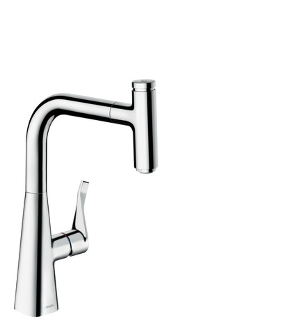 https://raleo.de:443/files/img/11eeea1f46b6b99092906bba4399b90c/size_l/Hansgrohe-HG-Spueltischmischer-240-Metris-Select-M71-Ausziehauslauf-1jet-chrom-14857000 gallery number 1